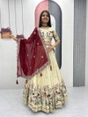 PC 491 Pure Tissue Silk With Heavy Thread & Sequence Work Lehenga With Choli Dupatta Wholesale Price In Surat